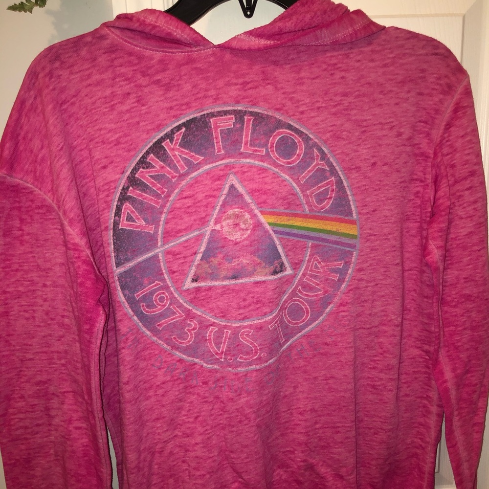 Baby Pink Pink Floyd light sweatshirt